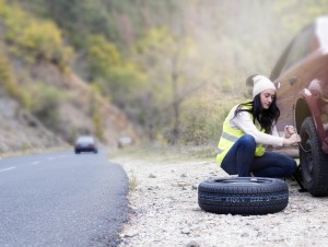 burlingame flat tire repair fix
